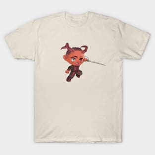 Wyll Baldur's Gate 3 Chibi Sticker, T-Shirt and more T-Shirt